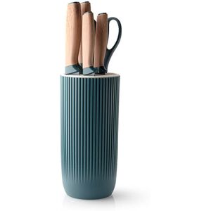 Taylor s Eye Witness Fjord Blue Madison 6 Piece Knife Block Set With Kitchen Scissors Taylor s Eye Witness Fjord Blue Madison 6 Piece Knife Block Set With Kitchen Scissors