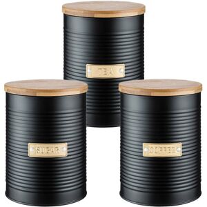 Typhoon Otto Black Tea, Coffee & Sugar Storage Canisters Typhoon Otto Black Tea, Coffee & Sugar Storage Canisters