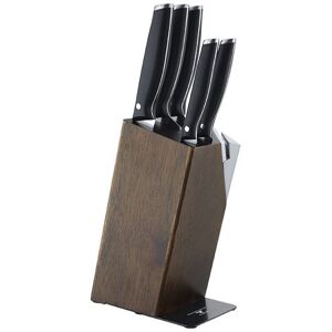 Rio Rockingham Forge 6 Piece Knife Deluxe Wooden Knife Block Set Rio Rockingham Forge 6 Piece Knife Deluxe Wooden Knife Block Set