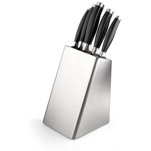 Sabatier Professional 5 Piece Stainless Steel Knife Block Set - 9cm paring - 13cm all purpose - 20cm carving - Knife Set Sabatier Professional 5 Piece Stainless Steel Knife Block Set - 9cm paring - 13cm all purpose - 20cm carving - Knife Set