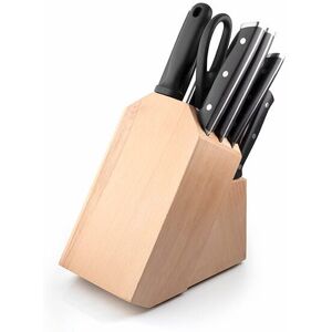 Sabatier Professional 13 Piece Beech Wood Knife Block Set Sabatier Professional 13 Piece Beech Wood Knife Block Set