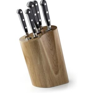 Sabatier Professional 5 Piece Kitchen Knife Set & Oak Knife Block Sabatier Professional 5 Piece Kitchen Knife Set & Oak Knife Block