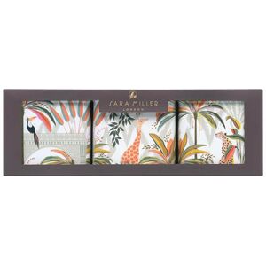 Sara Miller London Sara Miller Palm Garden Set of 3 Square Caddies Sara Miller London Sara Miller Palm Garden Set of 3 Square Caddies
