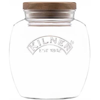 Kilner Universal 4L Jar with Wooden Lid Kilner Universal 4L Jar with Wooden Lid