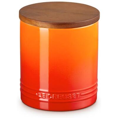 Le Creuset Signature Volcanic Stoneware 1.1L Storage Jar Le Creuset Signature Volcanic Stoneware 1.1L Storage Jar