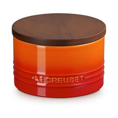 Le Creuset Signature Volcanic Stoneware 470ml Storage Jar Le Creuset Signature Volcanic Stoneware 470ml Storage Jar