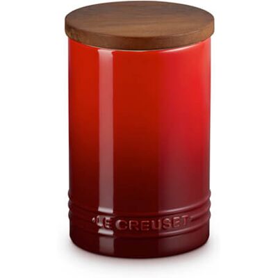 Le Creuset Signature Cerise Stoneware 770ml Storage Jar Le Creuset Signature Cerise Stoneware 770ml Storage Jar