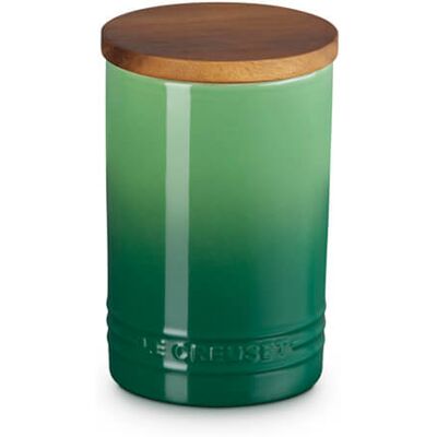 Le Creuset Signature Bamboo Stoneware 770ml Storage Jar Le Creuset Signature Bamboo Stoneware 770ml Storage Jar