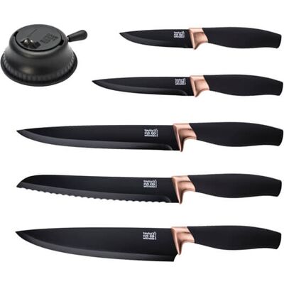 Taylor s Eye Witness Brooklyn Copper 5 Piece Knife Set With Knife Sharpener Taylor s Eye Witness Brooklyn Copper 5 Piece Knife Set With Knife Sharpener