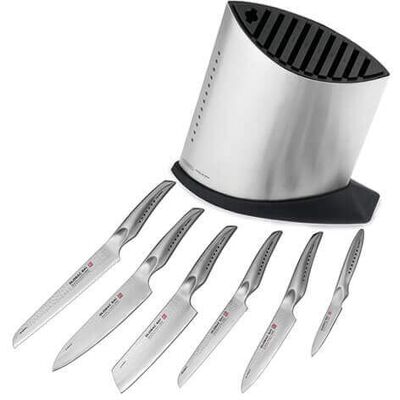 Global Sai 7 Piece Knife Block Set Global Sai 7 Piece Knife Block Set