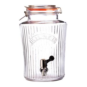 Kilner Vintage Clip Top Drinks Dispenser 5 Litre