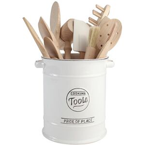 T&G; Pride Of Place Large Cooking Tools Jar White