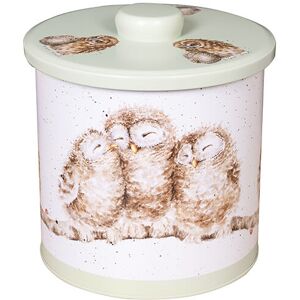 Wrendale Designs 'The Country Set' Owl Biscuit Barrel Green