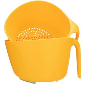 Fusion Twist Mixing Bowl & Colander Set Yellow