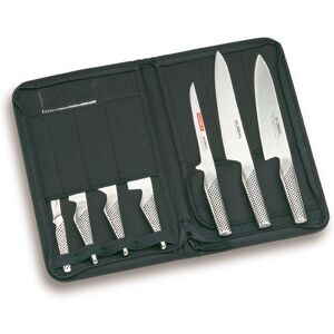 Global G-666/KA 8 Piece Knife Case Set