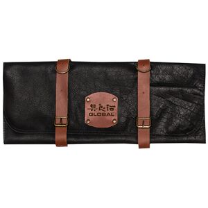 Global GL-45475 Deluxe Leather Case for 5 Knives