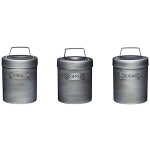 Industrial Kitchen Metal Storage Canister Set