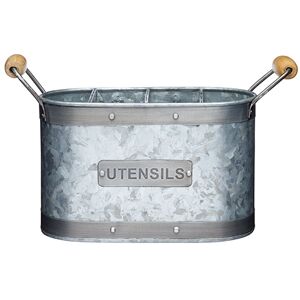 Industrial Kitchen Galvanised Steel Utensil Holder