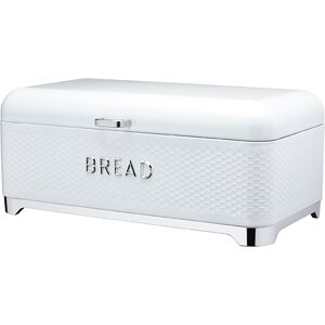 Lovello Retro Ice White Textured Bread Bin