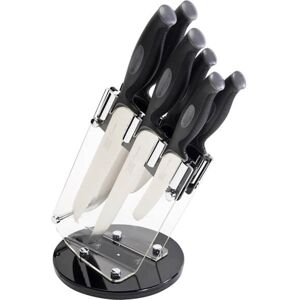 Sabatier Professional L'Expertise 6 Piece Soft Grip Kitchen Knife Revolving Block Set