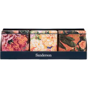 Sanderson Very Rose & Peony Set of 3 Square Caddies Display Box