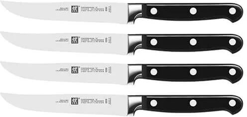 Zwilling J A Henckels Professional S 4 Piece Steak Knife Set
