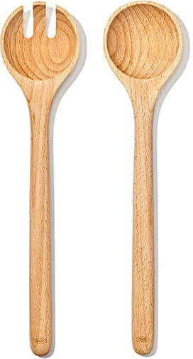 OXO Good Grips Beechwood 2-Piece Salad Servers Set
