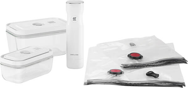 Zwilling Fresh And Save 7 Piece Starter Set Small Medium Vacuum Glass