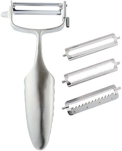 Global GS-94 3-Way Vegetable Peeler (with 4 blades)