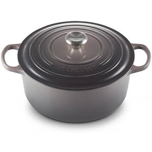 Le Creuset Signature Flint Cast Iron 20cm Round Casserole