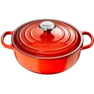 Le Creuset Signature Cerise 24cm Round Sauteuse