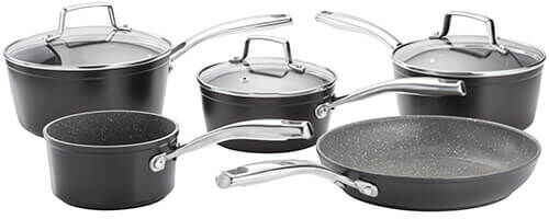 Stellar Rocktanium 5 Piece Cookware Set