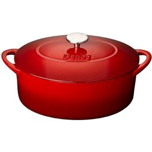 Denby Cast Iron Pomegranate 28cm Oval Casserole Denby Cast Iron Pomegranate 28cm Oval Casserole