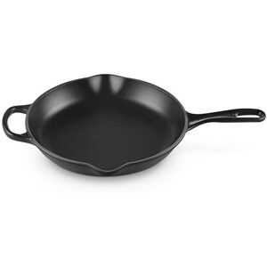 Le Creuset Signature Satin Black Cast Iron 26cm Round Skillet Le Creuset Signature Satin Black Cast Iron 26cm Round Skillet