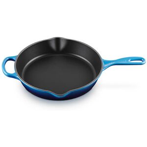 Le Creuset Signature Azure Cast Iron 26cm Deep Skillet with Metal Handle Le Creuset Signature Azure Cast Iron 26cm Deep Skillet with Metal Handle