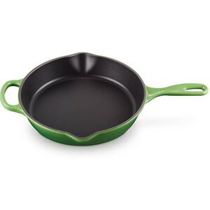 Le Creuset Signature Bamboo Cast Iron 26cm Deep Skillet with Metal Handle Le Creuset Signature Bamboo Cast Iron 26cm Deep Skillet with Metal Handle
