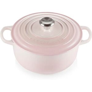 Le Creuset Signature Shell Pink 20cm Round Casserole Le Creuset Signature Shell Pink 20cm Round Casserole