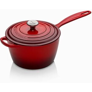 Le Creuset Signature Cerise Cast Iron 20cm Saucepan - Saucepan Le Creuset Signature Cerise Cast Iron 20cm Saucepan - Saucepan