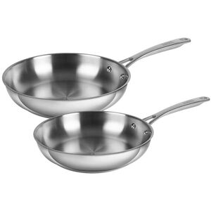 Kuhn Rikon Allround 24 & 28cm Uncoated Frying Pan Set Kuhn Rikon Allround 24 & 28cm Uncoated Frying Pan Set
