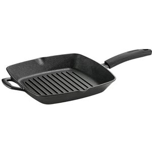 Tramontina Pre-seasoned 27cm Cast Iron Grill Pan Tramontina Pre-seasoned 27cm Cast Iron Grill Pan