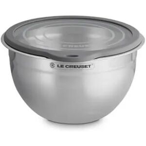 Le Creuset Stainless Steel 23cm Mixing Bowl with Glass Lid Le Creuset Stainless Steel 23cm Mixing Bowl with Glass Lid