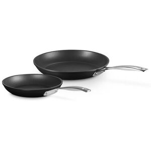 Le Creuset Black Non-Stick Frying Pan Set 24cm & 28cm Le Creuset Black Non-Stick Frying Pan Set 24cm & 28cm
