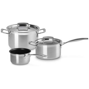 Le Creuset Classic 3-ply Stainless Steel 3-Piece Set Le Creuset Classic 3-ply Stainless Steel 3-Piece Set