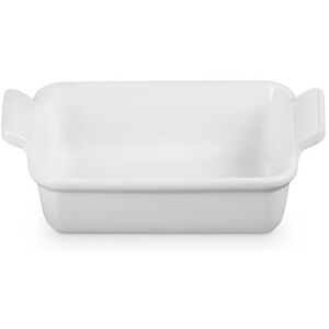 Le Creuset White Heritage Rectangular Deep Dish - Oven Safe Le Creuset White Heritage Rectangular Deep Dish - Oven Safe
