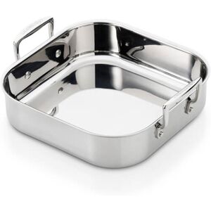 Le Creuset 3-Ply Stainless Steel 26cm Square Roaster Le Creuset 3-Ply Stainless Steel 26cm Square Roaster