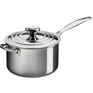 Le Creuset Signature Stainless Steel 20cm Saucepan With Lid Le Creuset Signature Stainless Steel 20cm Saucepan With Lid
