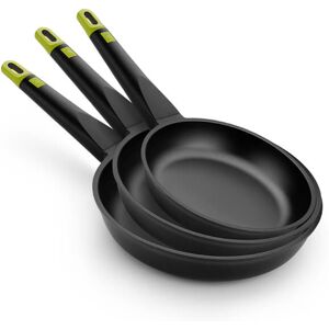 BRA Foodie Set of 3 18cm, 22cm & 26cm Frying Pans BRA Foodie Set of 3 18cm, 22cm & 26cm Frying Pans
