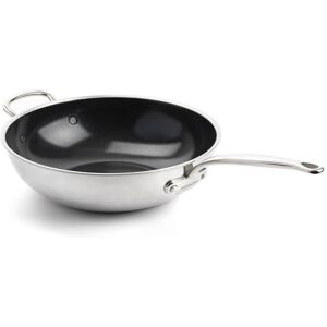 Green Pan Premiere 3-Ply Stainless Steel Wok - 30cm - Silver Green Pan Premiere 3-Ply Stainless Steel Wok - 30cm - Silver