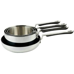 Commichef Stackem Tri Ply 4 Piece Cookware Set Commichef Stackem Tri Ply 4 Piece Cookware Set