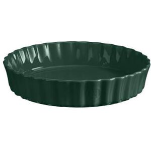 Emile Henry Cedar Green 24cm Deep Flan Dish - Deep Flan Dish Emile Henry Cedar Green 24cm Deep Flan Dish - Deep Flan Dish